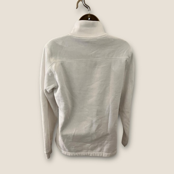 Sport-Tek Skutt Catholic Half Zip High Neck Sweatshirt White S - Picture 2 of 5